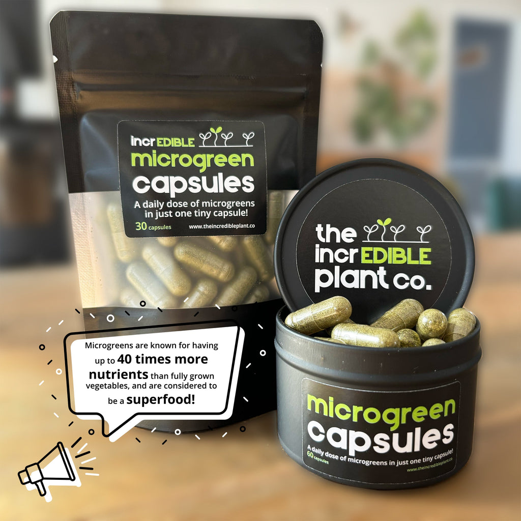 Microgreen capsules